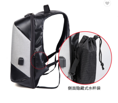 Multifunctional large business waterproof laptop backpack with USB Charger