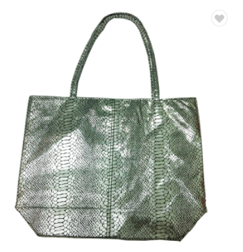 new indian lady snake pattern soft Pu handbag tote bag