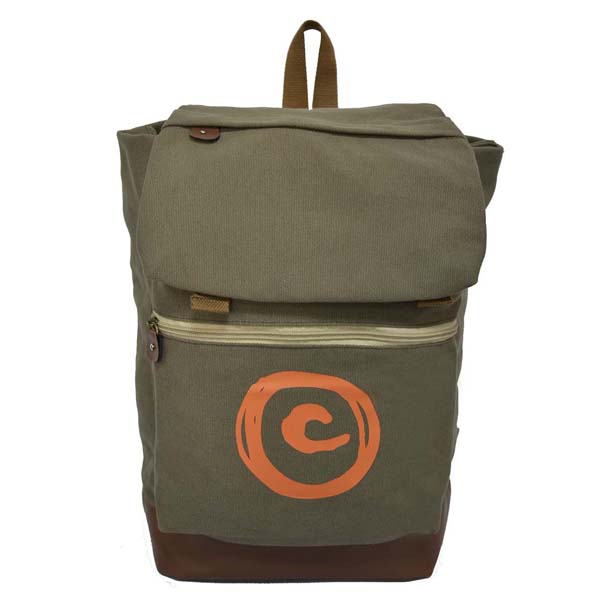 Hot Sale 16oz canvas backpack for promotion