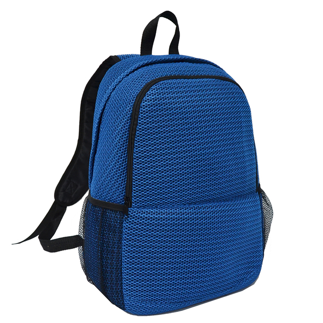 Mesh polyester backpack with high quality for promotion