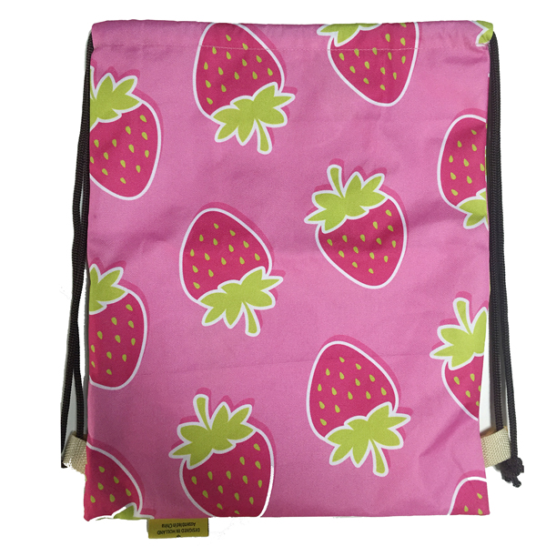 Full printing drawstring backpack manufacturer customized backpack for girls