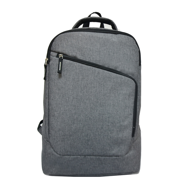 double tone polyester waterproof business laptop backpack