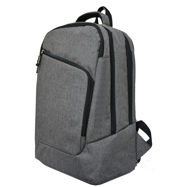 double tone polyester waterproof business laptop backpack