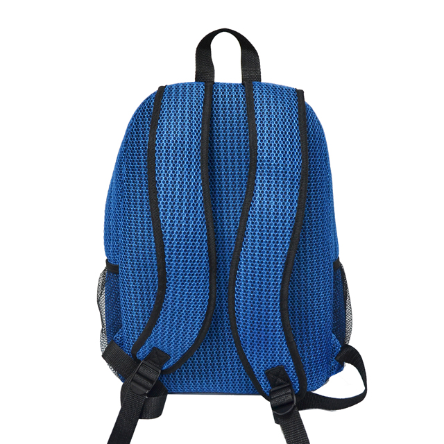 Large capacity mesh backpack with fashionable design