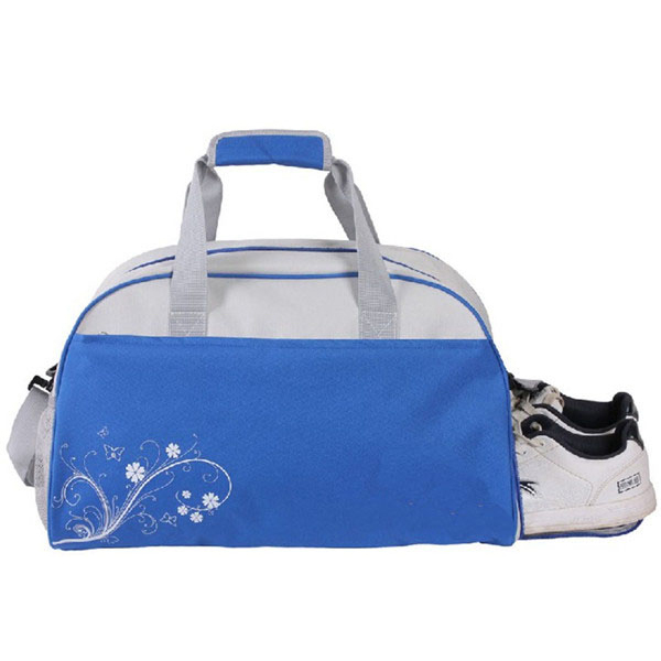 wholesale travel sports bag weekend duffle bags with shoes compartment