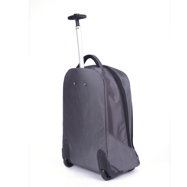 High quality fashionable 1680D polyester 2 in 1 detachable trolley bag with backpack