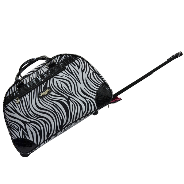 trolley travel duffel bag for lady with wheel