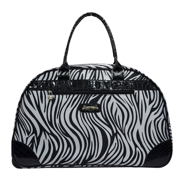 trolley travel duffel bag for lady with wheel