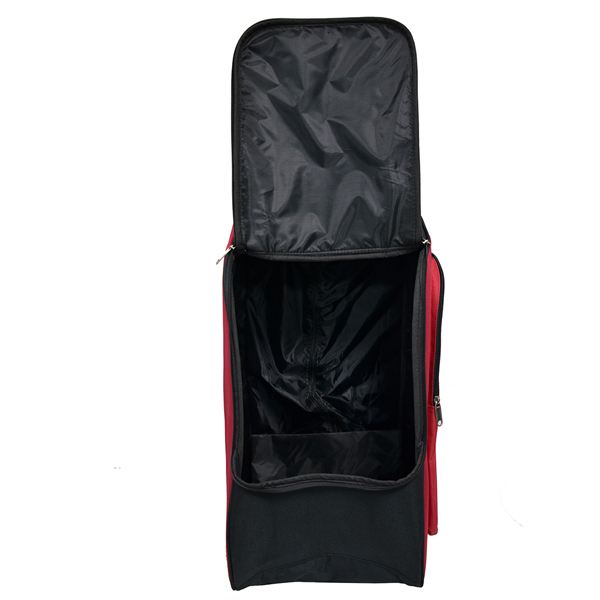 Fancy 600D polyester lady trolley rolling bag