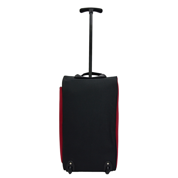 Fancy 600D polyester lady trolley rolling bag