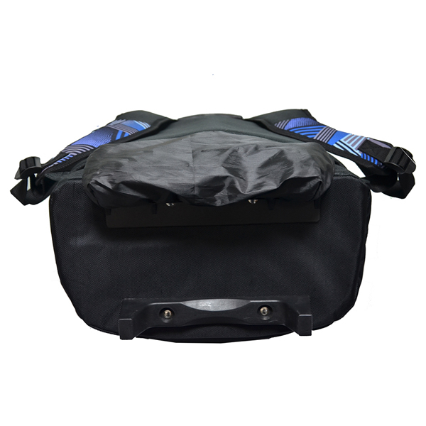 Cheap 600D polyester travel backpack wheels trolley school bags