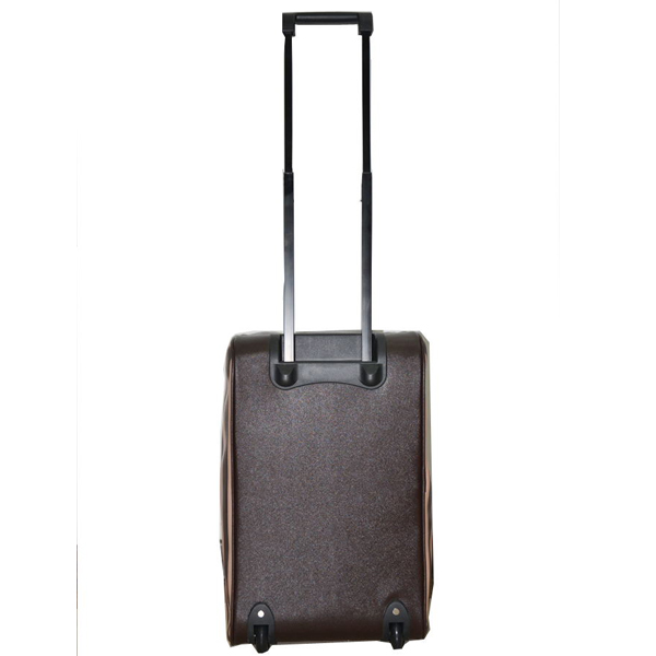 Epi PVC trolley travel luggage bag with 2 wheels