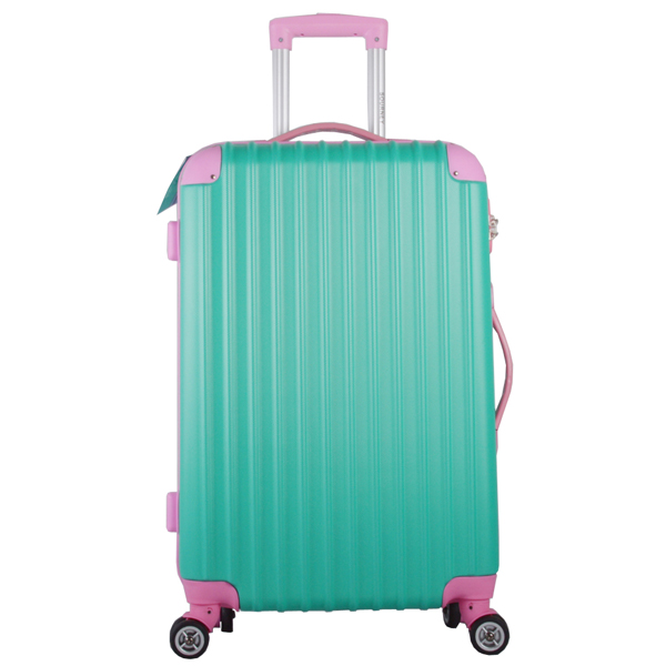 fashion ABS ladies girls universal wheels duffle trolley case