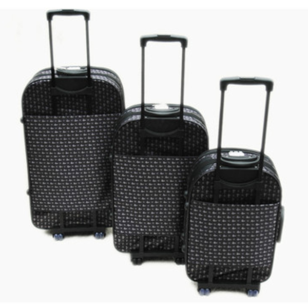 new style custom 3 pieces duffle trolley case luggage set