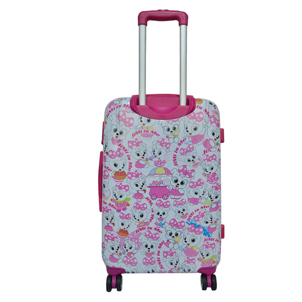 Hot sale cute girls wheeled luggage bag