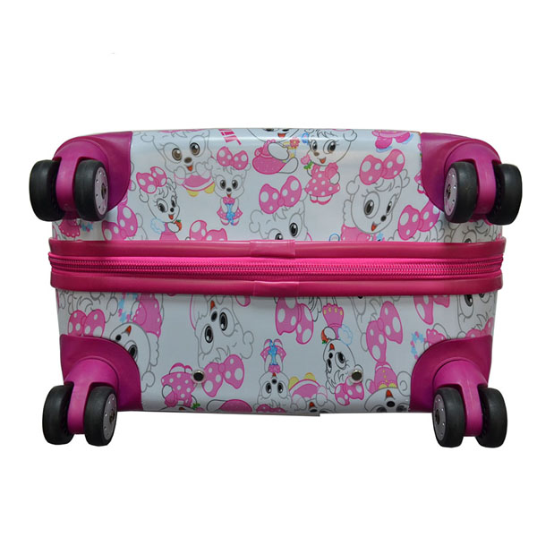 Hot sale cute girls wheeled luggage bag