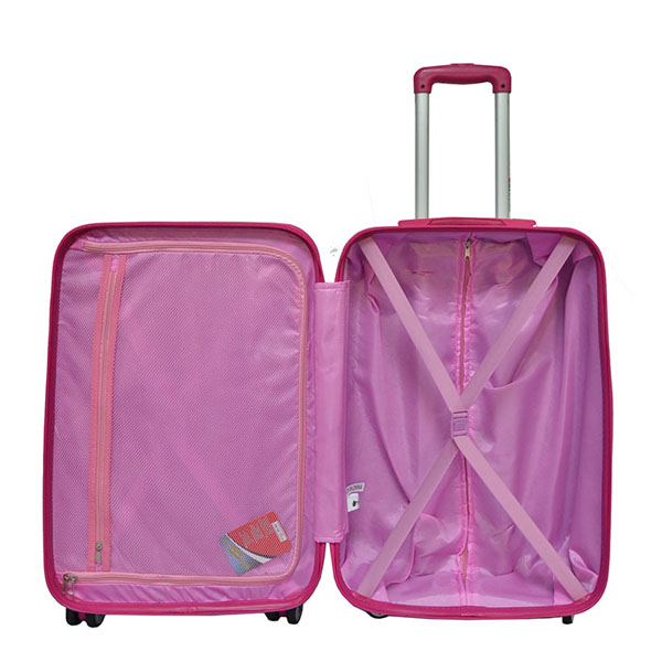 Hot sale cute girls wheeled luggage bag