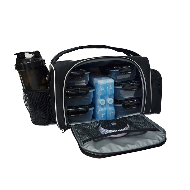 Multi-function large insulated customized fitness cooler lunch bag for outdoor