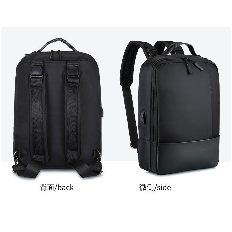 Hight quality customized tote laptop backpack with USB