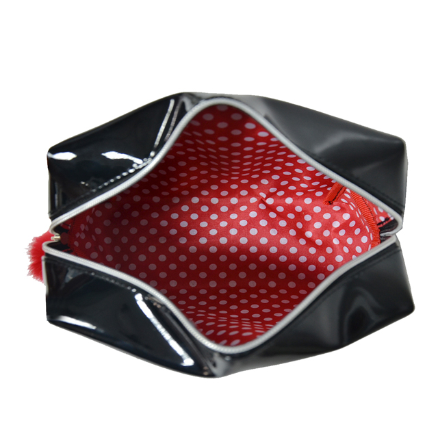 beautiful new design PU shiny cosmetic bags for girls