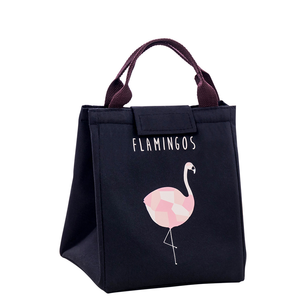 Polyester durable handle custom logo bento box kids insulatedbag manufacturers bento lunch bag/DQ05-112