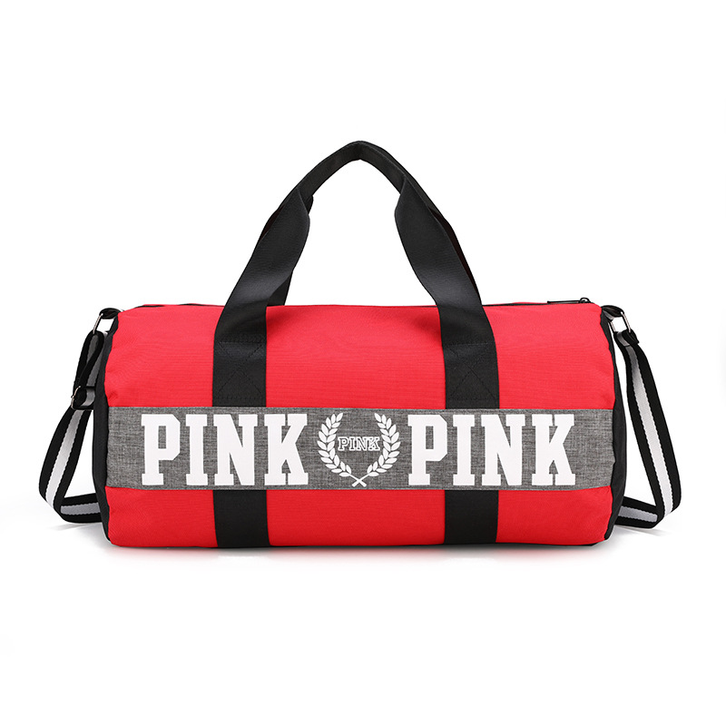 2021 OEM Fitness Yoga Bag Waterpproof Travel Duffel Bag For Women And Men Large Capacity Pink Overnight Bag/DQ07-106