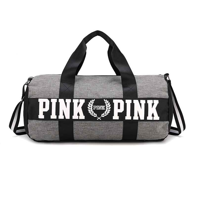 2021 OEM Fitness Yoga Bag Waterpproof Travel Duffel Bag For Women And Men Large Capacity Pink Overnight Bag/DQ07-106