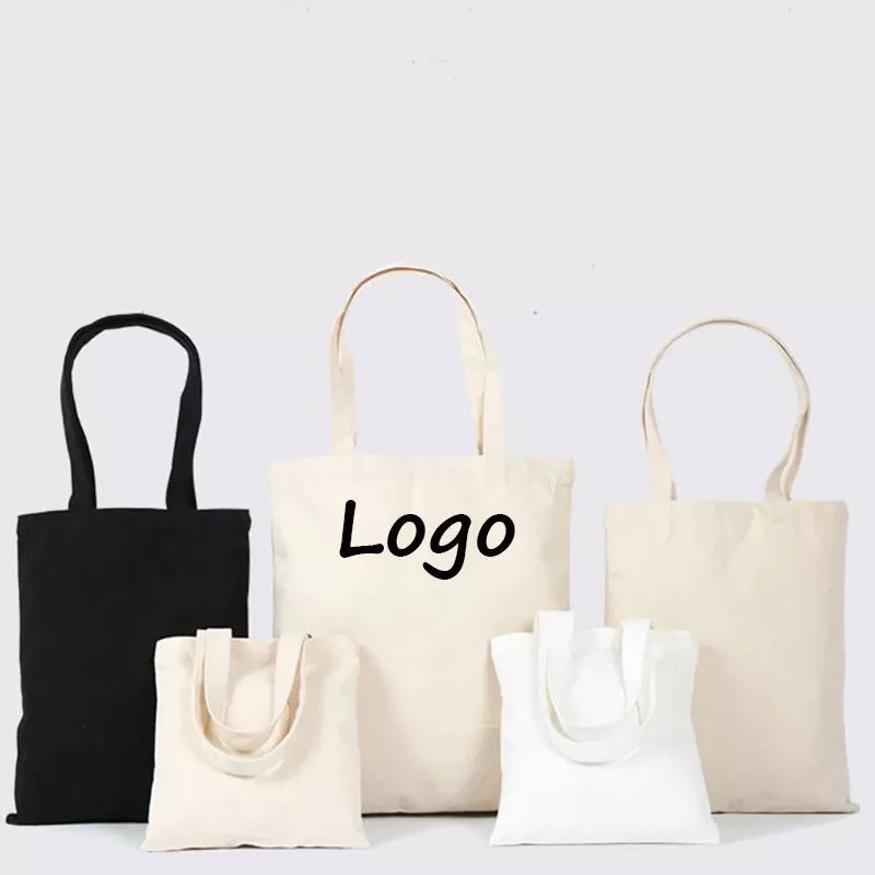 Good price canvas tote bag printed with logo Korean canvas recycled bag simple crossbody bag casual ride shoulder handbag