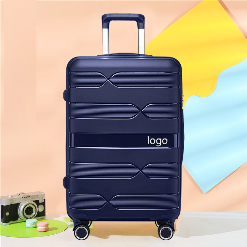 Foreign Trade Three Piece Set PP Trolley Box Fixed Trademark Universal Wheel Travel Box 20 Inch Student Boarding Luggage