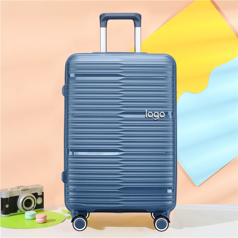 Foreign Trade Three Piece Set PP Trolley Box Fixed Trademark Universal Wheel Travel Box 20 Inch Student Boarding Luggage